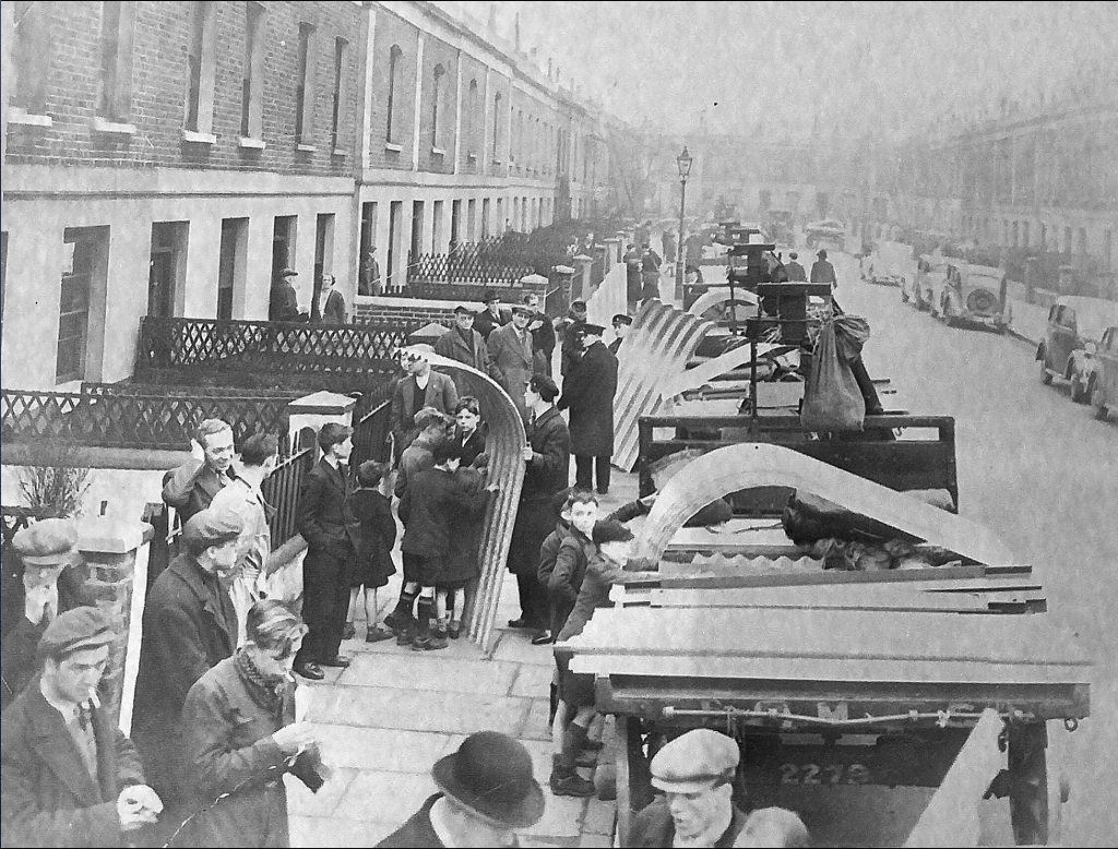 First Anderson shelters